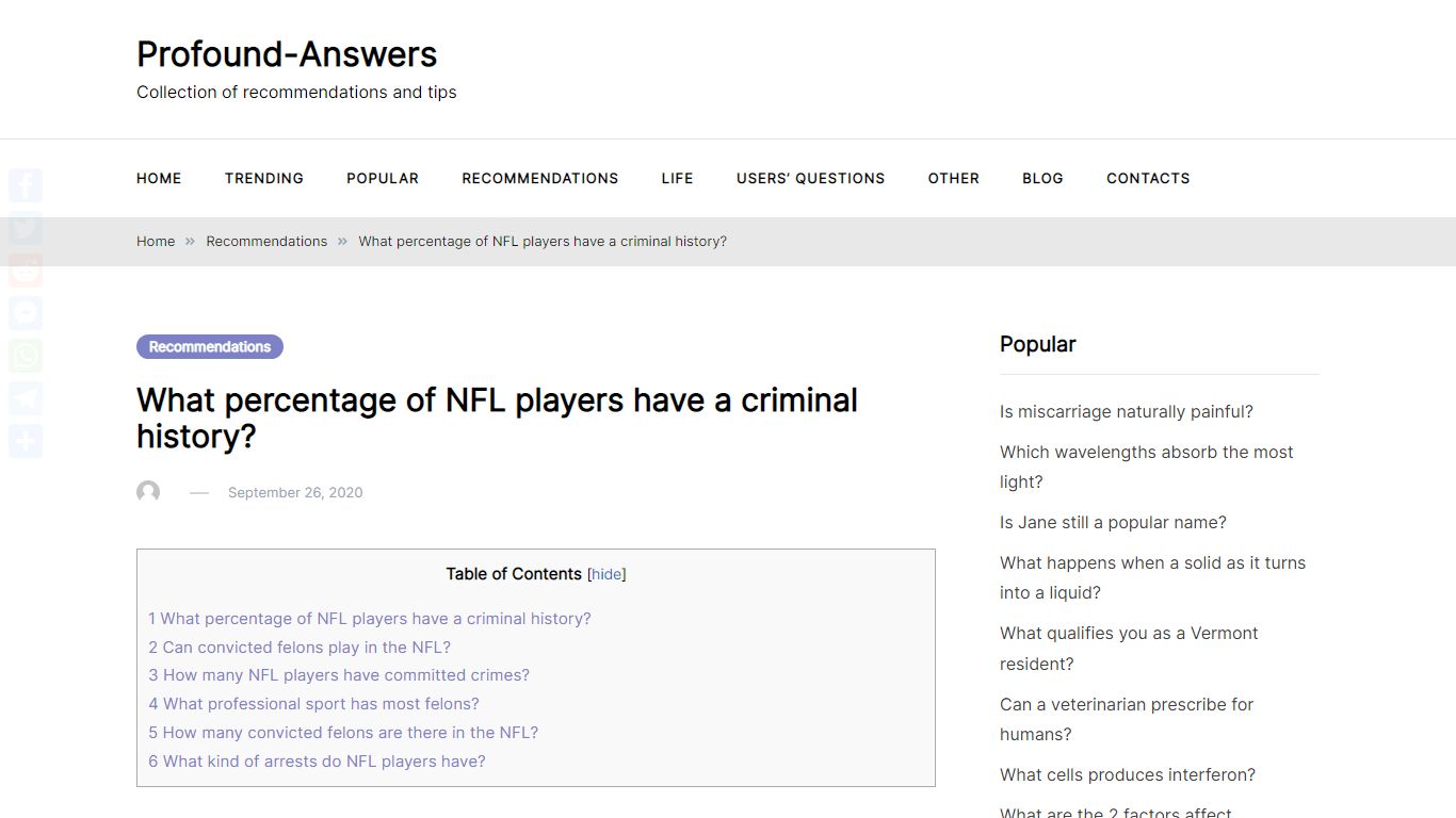 What percentage of NFL players have a criminal history?