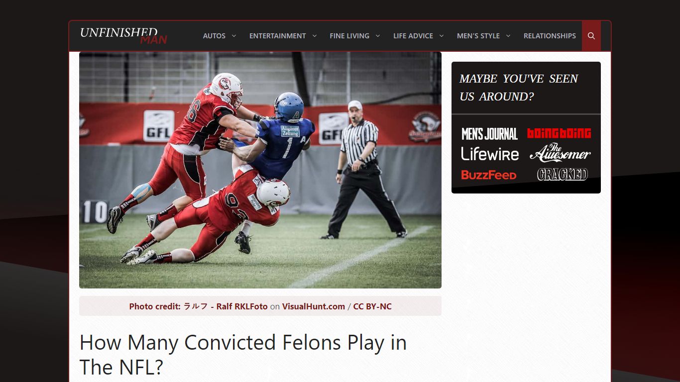 How Many Convicted Felons Play in The NFL? - Unfinished Man